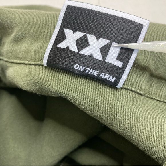 OTA Mi7itary Washed Denim Wellness Club Member Jacket Size XXL - Picture 13 of 14